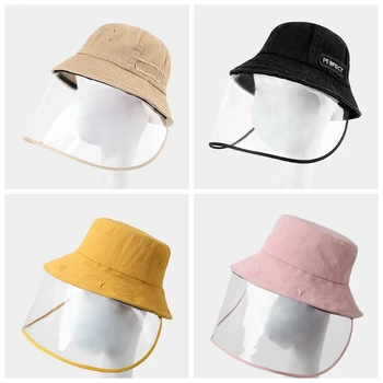 

Detachable Sun Visor Fisherman Hat Anti-fog Anti Smog Cover Face Safety Helmet Working With Face Masks Protective Safety Outdoor