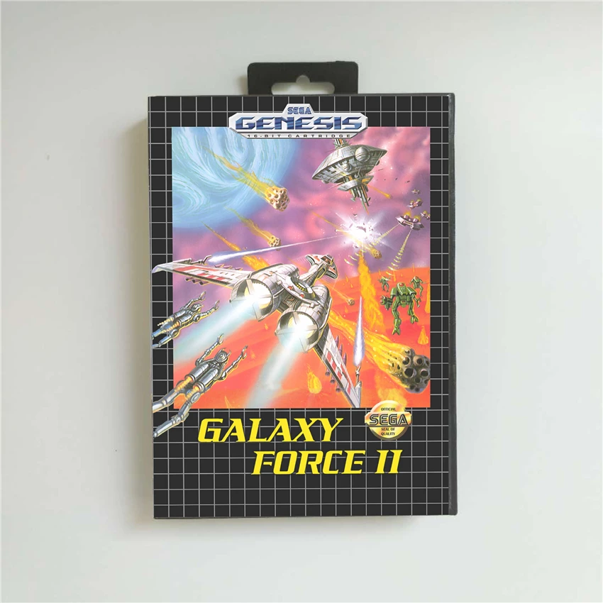 Galaxy Force II 2 - USA чехол с розничной коробкой 16 бит MD игровая карта для Sega Megadrive Genesis