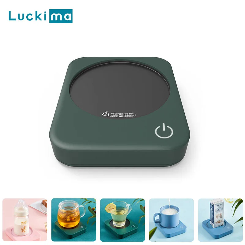 Kopen Nieuwe Smart Thermostatische Coaster Cup Heater Voor Koffie Melk Thee Cacao Water Sap Office Home Mok Constante Temperatuur Warmer Pad