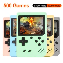 Aliexpress - 500 In 1 Players Portable Video Game Consoles Mini Handheld Game Retro Console Games child 3.0 Inch color gaming Tetris Gameboy