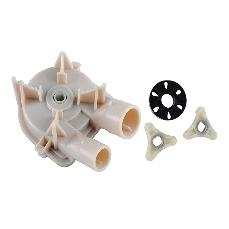 

3363394 Washing Machine Pump & 285753A Washer Motor Coupler Replacement for Kenmore 11089675110 Washer - Compatible Water Pump A