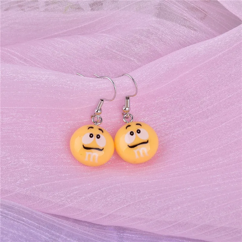 20pcs/pack Chocolate Beans Resin Charms Cute Pendant Earring DIY Fashion Jewelry Accessories SO CUTE