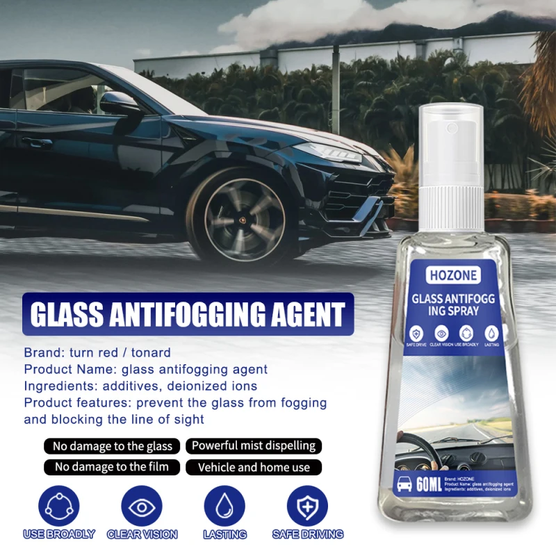 60ML Car Anti fog Agent Waterproof Rainproof Antifogging Spray Window
