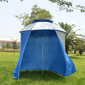 4.8m Rainproof Wall Tent Cloth Of Fishing Umbrella Folding Shade Cloth Beach Sun Protect Apron Outdoor Camping Equipment
