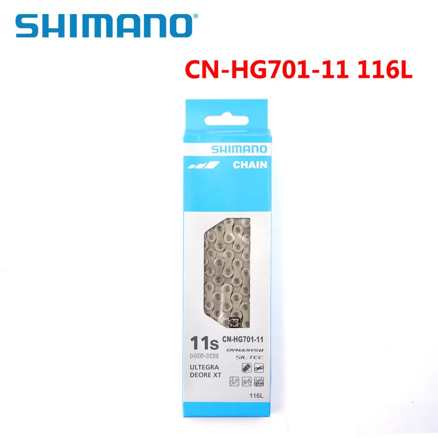 SHIMANO CN HG701 11S ULTEGRA 11-скоростная оригинальная цепь 116L Соединительный контакт DEORE XT MTB