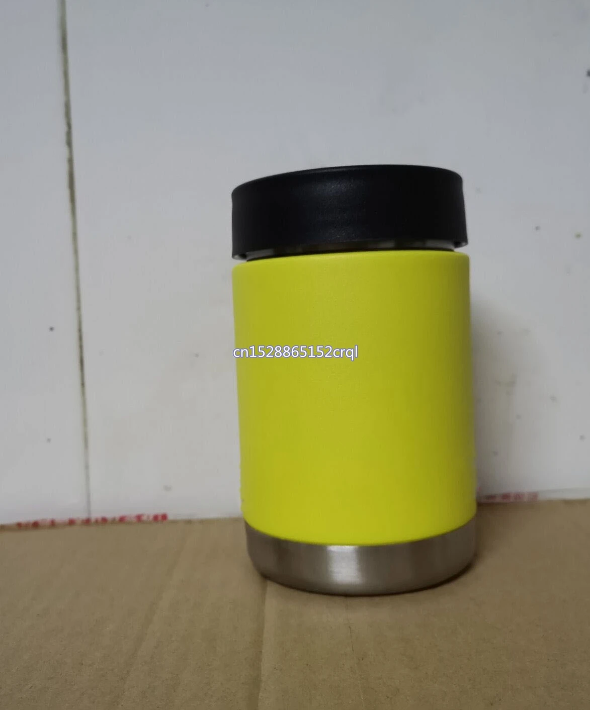 Стакан из нержавеющей стали с двойными стенками с вакуумной изоляцией холодный охладитель чашка дорожная кружка для колы 12 унций - Цвет: yellow