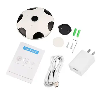 

3609B Full View Panoramic Camera WiFi Smart Camera Two-way Voice Intercom Clever Home Security IP Monitor for iOS for Android