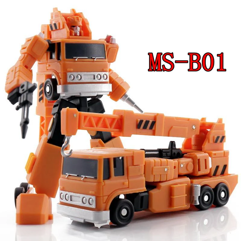 Магический квадрат гигантская страна MS-Toys трансформация MS-B07 MS B07 красная пушка Sideswipe деформация фигурка робота игрушки подарок - Цвет: MS-B01 (10cm)