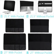 PU кожаный протектор экрана компьютера пылезащитный чехол Замена Для iMac 21," 27" ЖК-экран