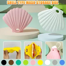 Masken Box Staubdicht Und Feuchtigkeit-beweis Abdeckung Halter Gesicht Maske Storage Seal Box Shell Silicon Tasche Tragbare Gesicht Masken veranstalter