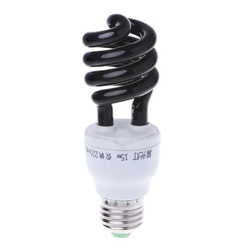 

E27 5/15/20W UV Ultraviolet Fluorescent Blacklight CFL Light Bulb Lamp 220V G8TB