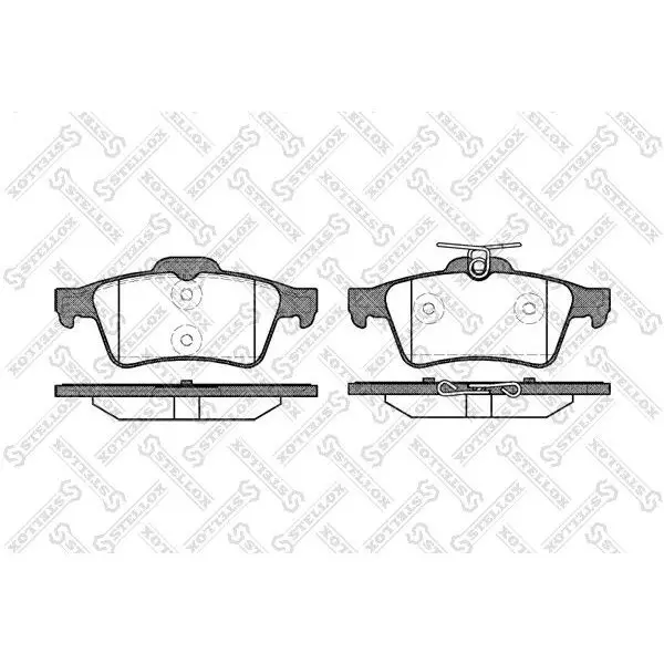 Колодки дисковые з. Saab 9-3, Opel Vectra, Ford Focus 1.4-3.2 0
