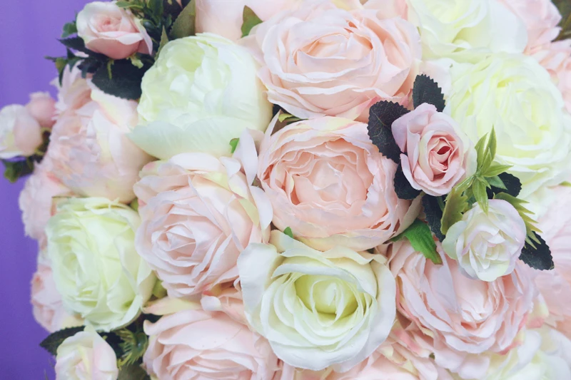 JAROWN Customize Artificial Rose Hydrangea Flower Ball Wedding Table Centerpiece Decor Flower Half Ball Stand Set Home Party Decor (24)