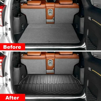 

AUTO Rear Trunk Cover Matt Mat Cargo Liner Boot Tray Floor Carpet Kick Pad Mud Non-slip Anti Dust For Toyota RAV4 2019 2020 XA50