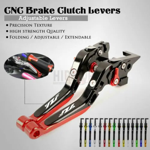 

Motorcycle Adjustable Folding Extendable Brake Clutch Levers for YAMAHA YZF R1/R1M/R1S YZF-R1M 15-19 YZF-R6 YZF R6 17-19
