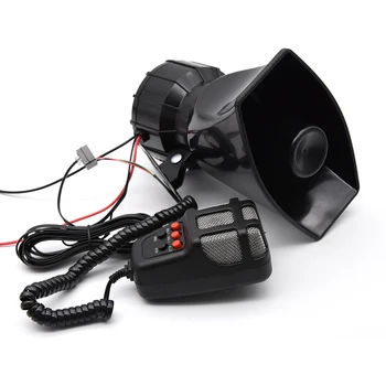 

Durable 12V 100W 5Sound Tones Horn Motorcycle Auto Car Truck Vehicle Speaker Loud Siren Horn Warning Alarm Police Fire Speaker
