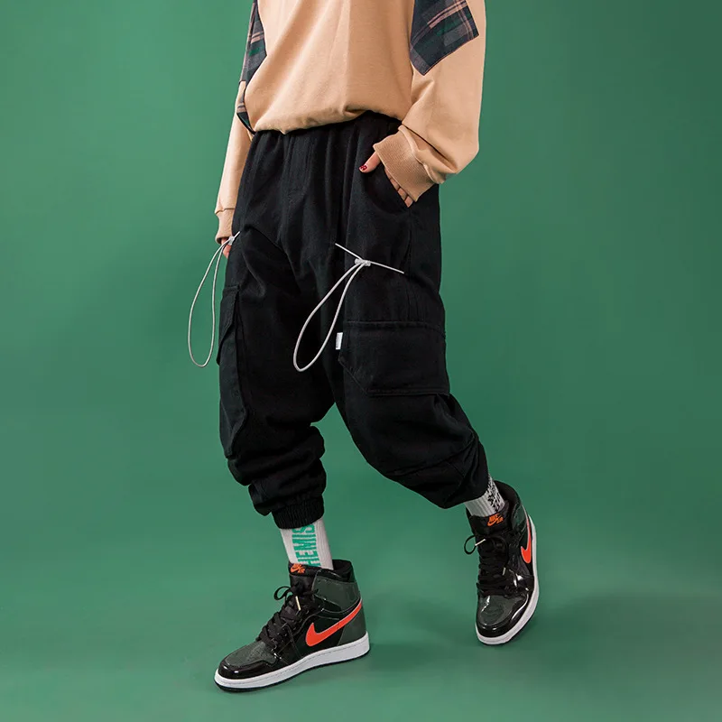 

City Where the Product 2019 Autumn New Style Popular Brand Loose-Fit INS Autumn Casual Pants Men Khaki Pants