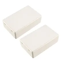 Uxcell 2x67 мм электронный ABS пластик DIY Распределительная коробка корпус проект чехол серый 80x50x26 2pcs