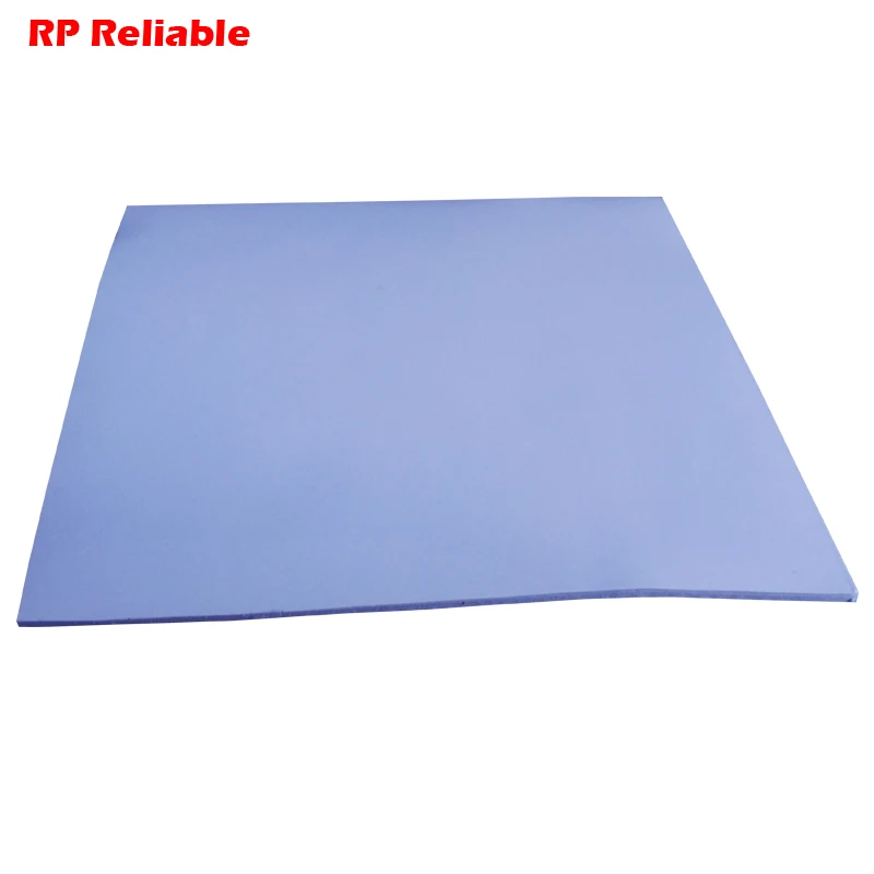 

100mm*100mm*2.0mm Soft Silicone Thermal Pad /Thermal Pads /Heat Conductive for Heatsink IC /Chipset VGA GPU /LED Gap Blue