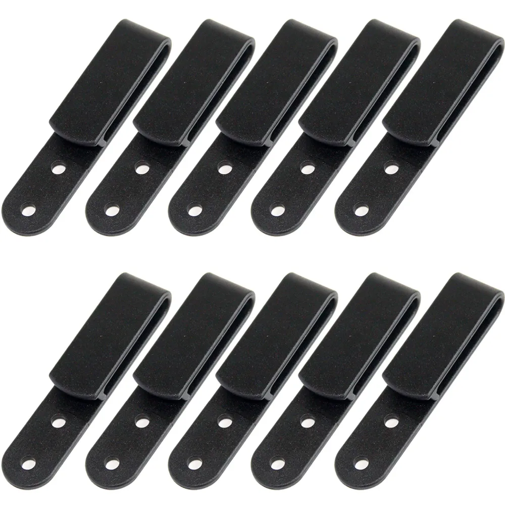 10PCS/LOT Tactical Black Tough Clip Belt Clip Universal Sheath/Holster