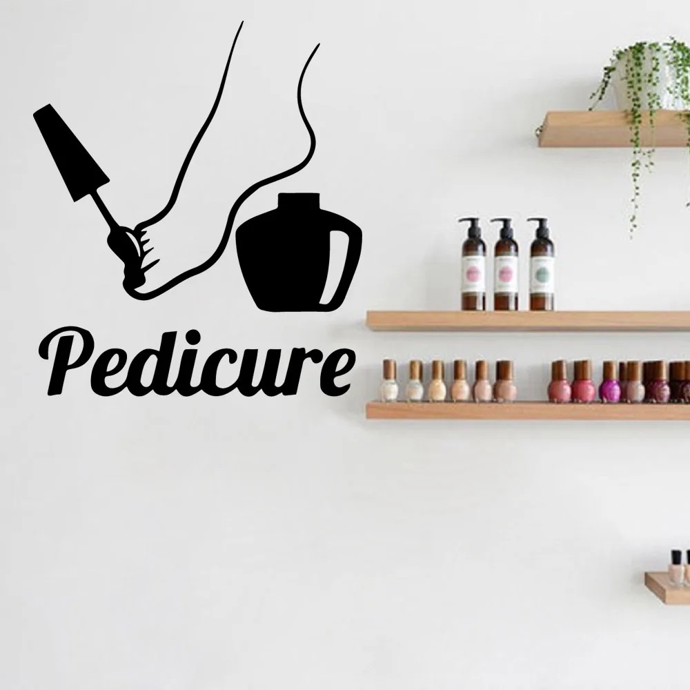 Creative Beauty Salon Wall Stickers Barber Shop Spa Sticker Home Decor For Commercial District Decoration Accessories