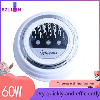 

60W Nail Lamp Infrared intelligent induction 30pcs LED/UV Double light source lamp beads Dry quickly and efficiently