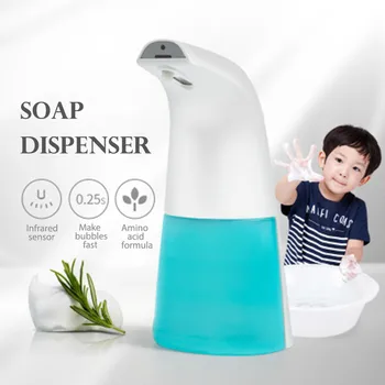 

New 250ml Waterproof Foam Liquid Dispenser Automatic Soap Dispenser Sensor Touchless Hand Washer Soap Dispenser Pump