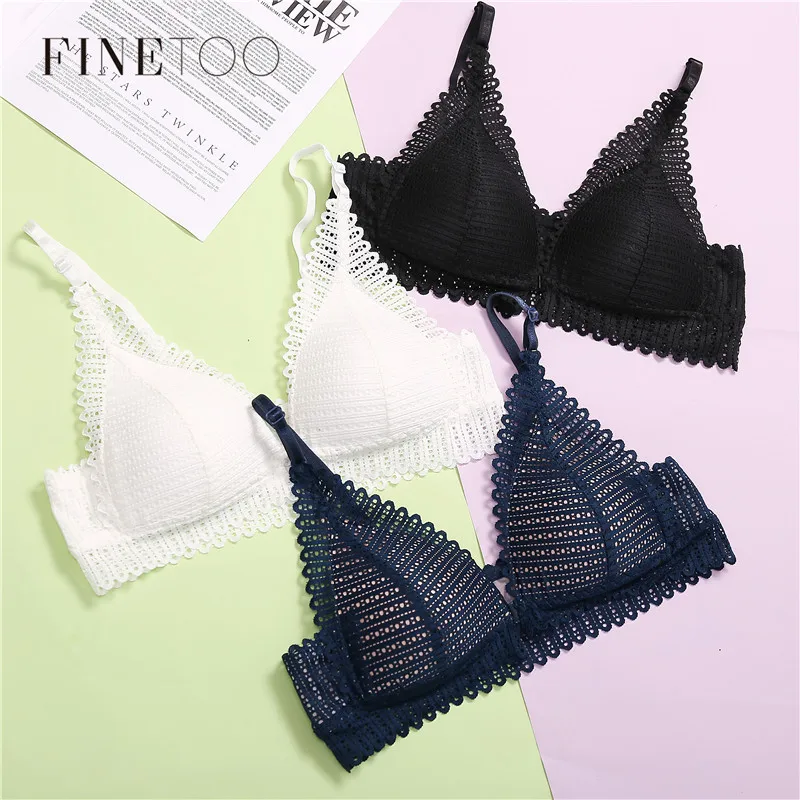 

A B Cup Bra Lace Wireless Bras For Women Sexy Push Up Bra Front Closure Bralette Wire Free Female Lingerie Soft Ladies Underwear