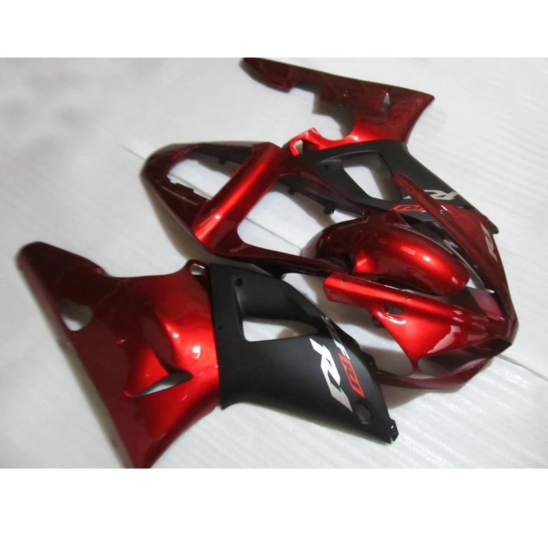 Carenature Per Carrozzeria Moto Prezzo Più Basso Per Kit Carenatura Yamaha R1 2000 Set Carenatura In Plastica Nera Rossa 2001 Yzfr1 00 01 Hj85