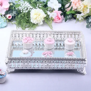

Elegant Plates Relief Dessert Fruit Cupcake Cake Stand Plate Fruits Tray Pallet Decoration Wedding Party Dishes Plates ZGP004