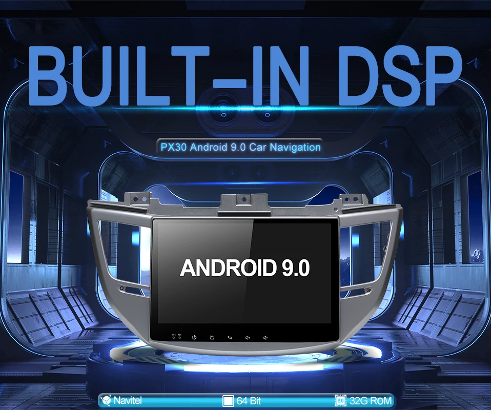 Android 9,0 PX30 автомобильный dvd для hyundai Tucson/ix35 с Радио Стерео gps навигацией автомобильный стерео медиаплеер