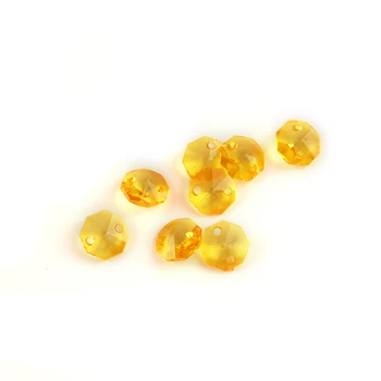 

Orange Color 14mm Acrylic Octagon Bead 200pcs/Lot Chandelier Parts Prism Suspension Beads For Accessories