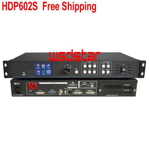 HDP602S USB& SDI светодиодный видео процессор Вход USB/SDI/HDMI/DVI/VGA/CVBS 1920*1200 светодиодный экран в аренду видеопроцессор VX4S VX6S LVP605 LVP615 VX2 VX4 Лидер продаж