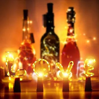 

Wedding Home Indoor Decoration Xmas Copper Fairy Lights 2m 20 LED Button Battery Operated Garland String Light