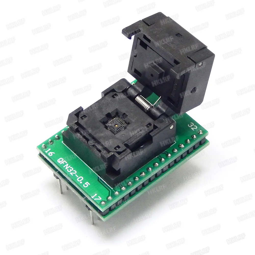 QFN32 (5*5) 0 5 адаптеры для программатора MLP32 чип MLF32 QFN32pin расстояние мм|Интегральные