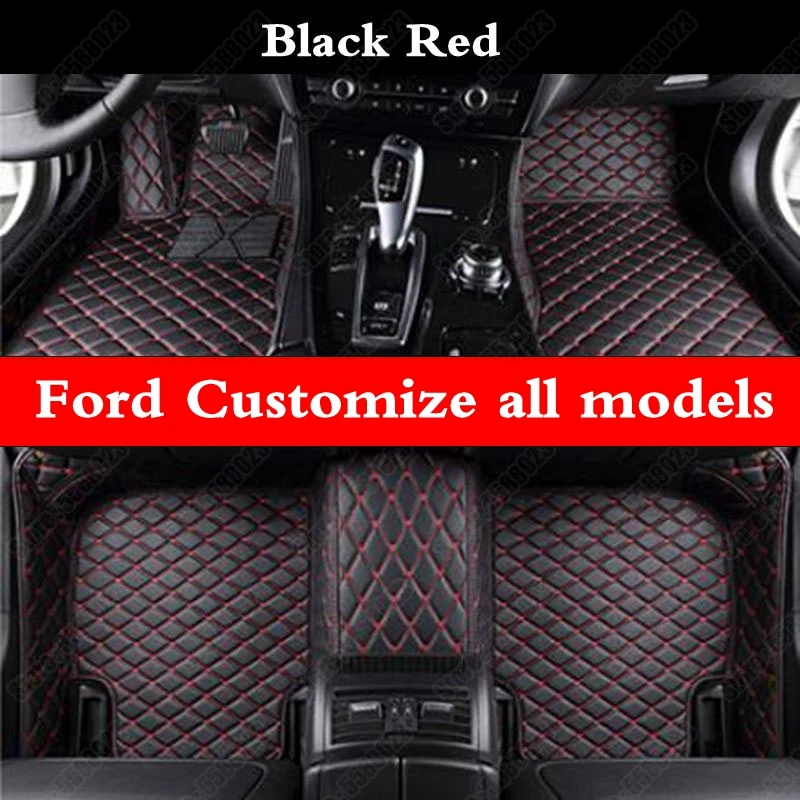 Автомобильные коврики для ног Ford C max Tourneo F 150 Ranger Raptor Everest Edge Kuga Focus Mondeo Fiesta Mustang S