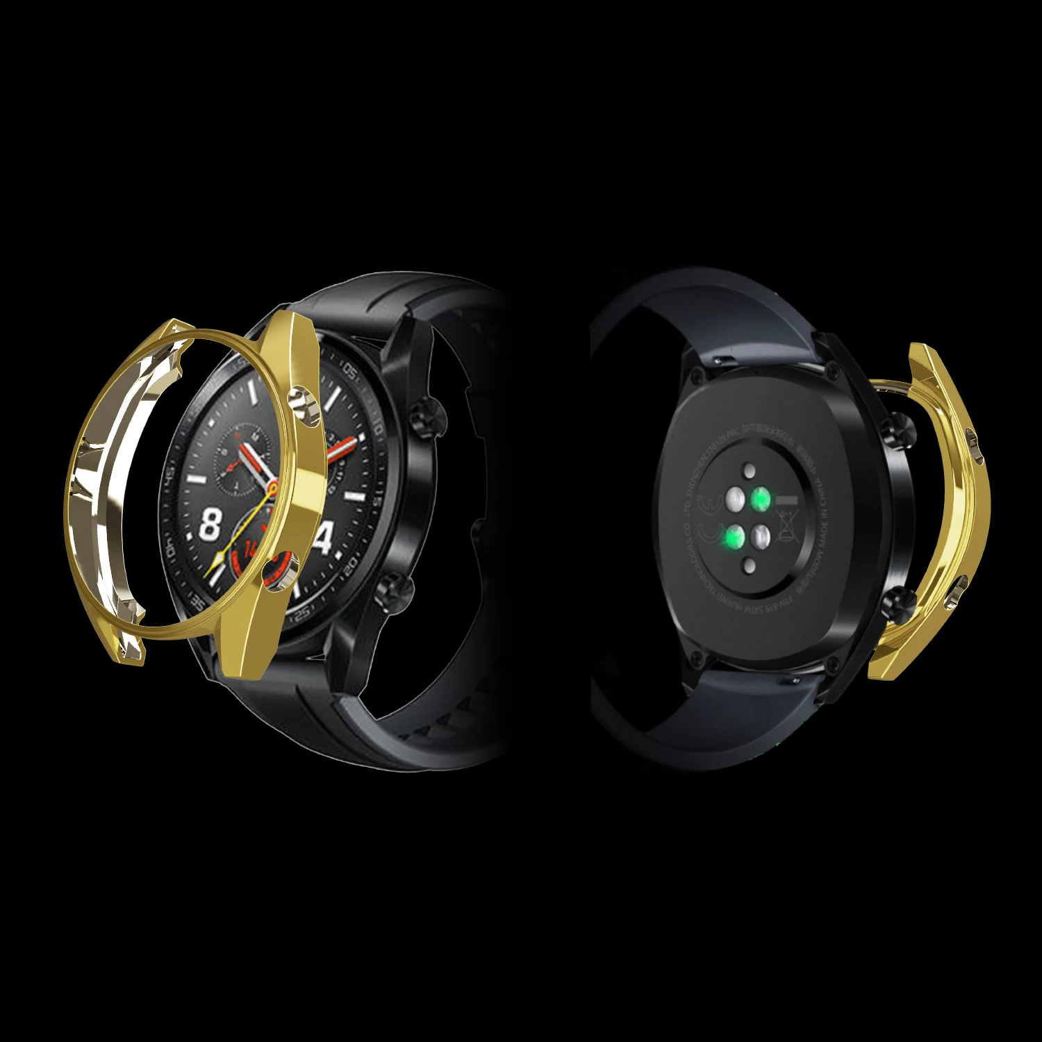Cakoie подходит для huawei Watch GT Smart Watch 46 мм 42 мм защитный чехол прозрачный полый ТПУ защитный чехол