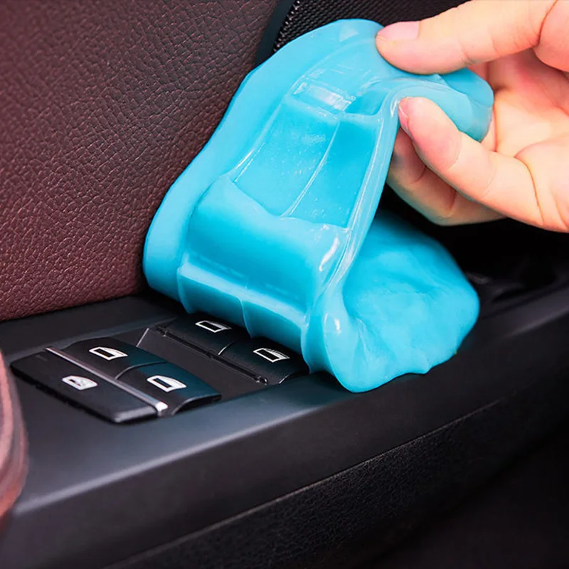 70g/160g Car Cleaning Soft Gel Clay Auto Vent Wash Interior Magic Dust Remover Slime Gel Home Computer Keyboard Dirt Cleaner