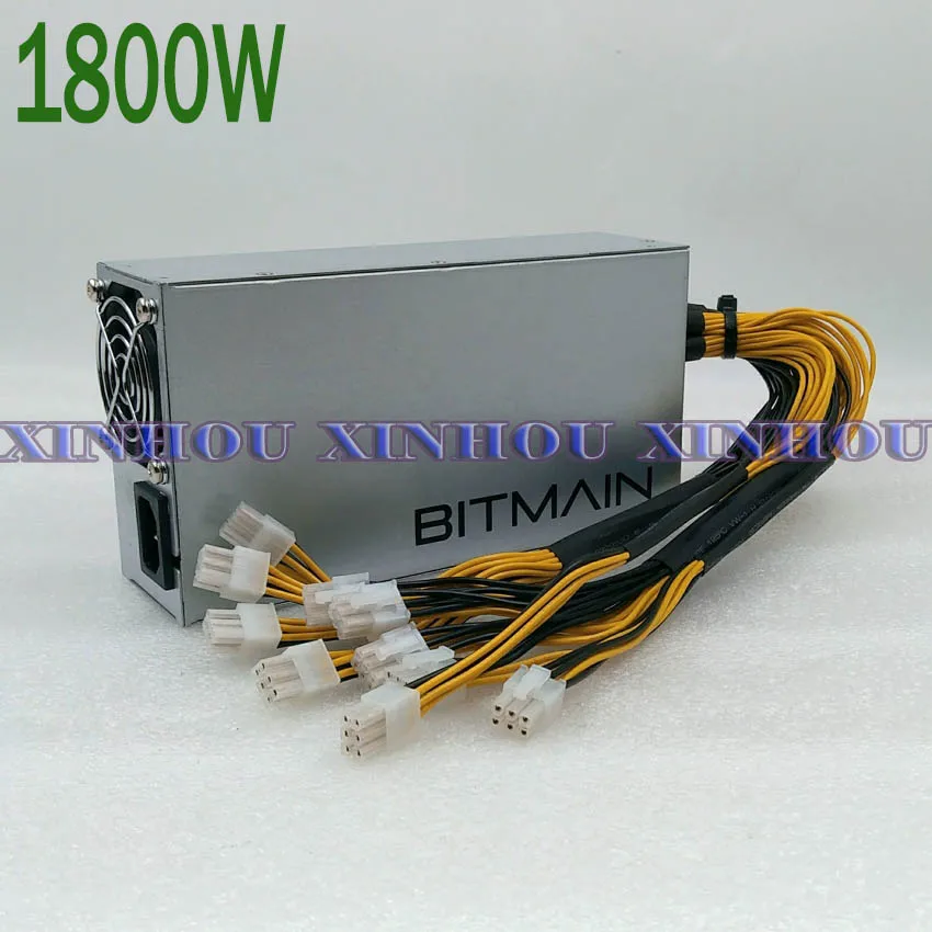 Б/у блок питания BITMAIN APW7 1800 Вт для Antminer S9 S9i Z9 L3 + A3 D3 DR3 T9 E3 Innosilicon A9 D9 A8 baikal G28 BTC LTC ETH