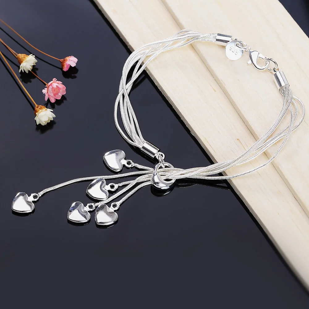 アクセサリー FIFTH SILVER Silver Bracelet Small 5mm Sterling Silver Bracelet - April Soderstrom