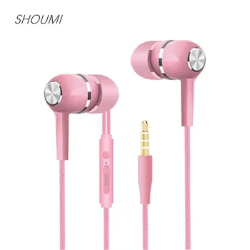 

Wired Earphone Universal Stereo In-Ear Headsets Wire Control Earbuds With Mic For iPhone Xiaomi Huawei MP3 Player Mobile Phone 1