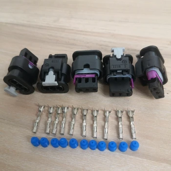 

5/10/50/100pcs/lot 3 Pin/Way PDC Parking Sensor Plug Connector Socket Housing For VW Audi 1-1670917-1