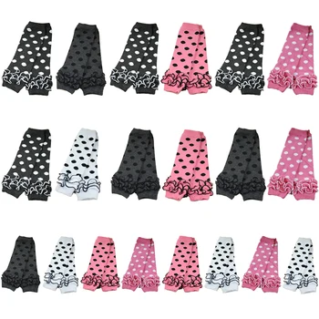 

2 PCS Baby Girl Kid Polka Dots Floral Arm Leg Warmers Warm Cotton Socks Tights SCKXW0501A