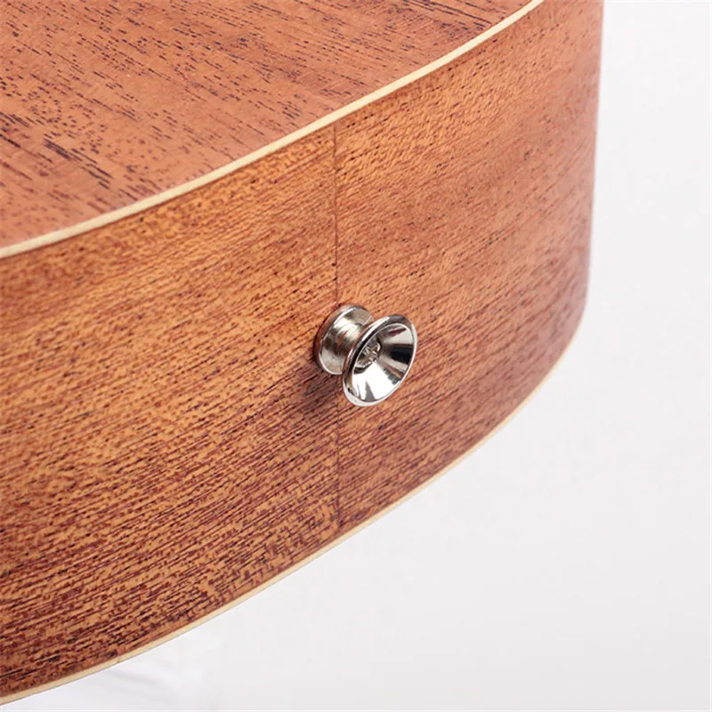2Pcs Guitar Pegs for Acoustic Electric Bass Ukulele Guitar Strap Buckle Button Lock Pins Metal End Locking Accessories Parts guitar accessories