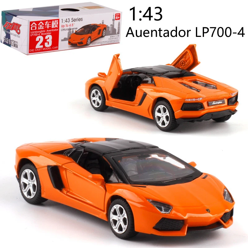 1:43 Масштаб LP700-4 сплав тяга-назад автомобиль литья под давлением металлическая модель автомобиля Модель игрушки для коллекции друг подарок детям