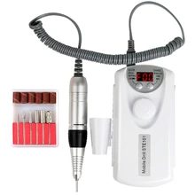 30000 об/мин электрическая портативная машинка для зарядки ногтей маникюрный шлифовальный перезаряжаемый набор инструментов для дизайна ногтей 6 сверл дрель для ногтей