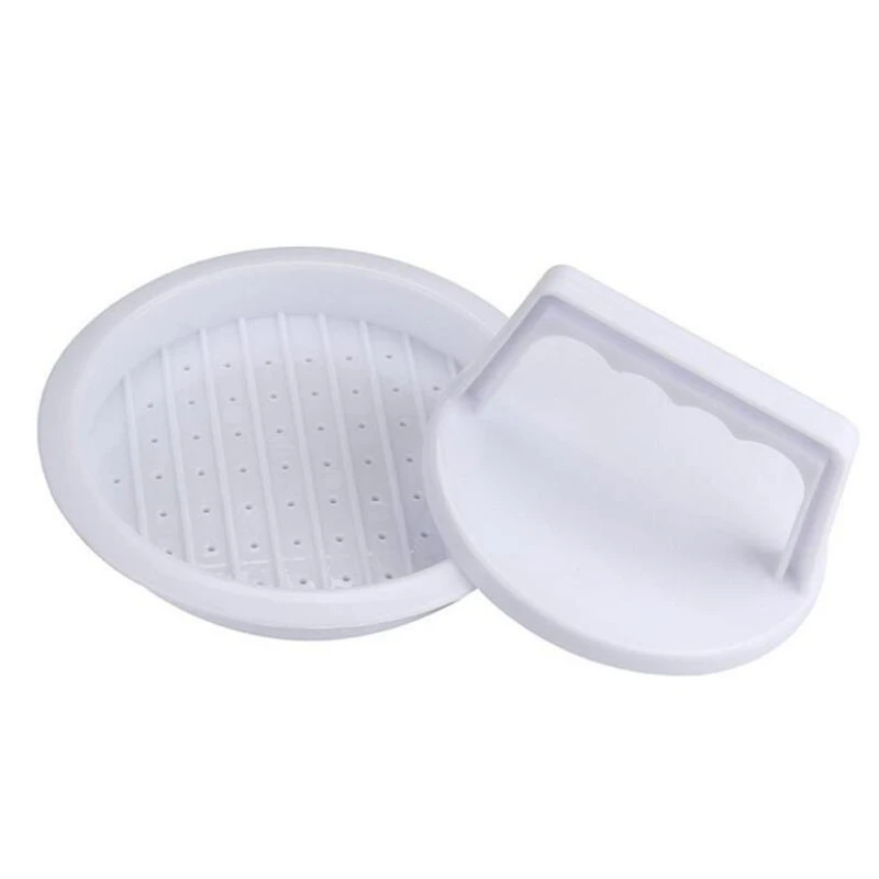 6 Pack Round Shape Hamburger Press Plastic Meat Beef Grill Burger Patty Maker Mold Mould Kitchen | Дом и сад