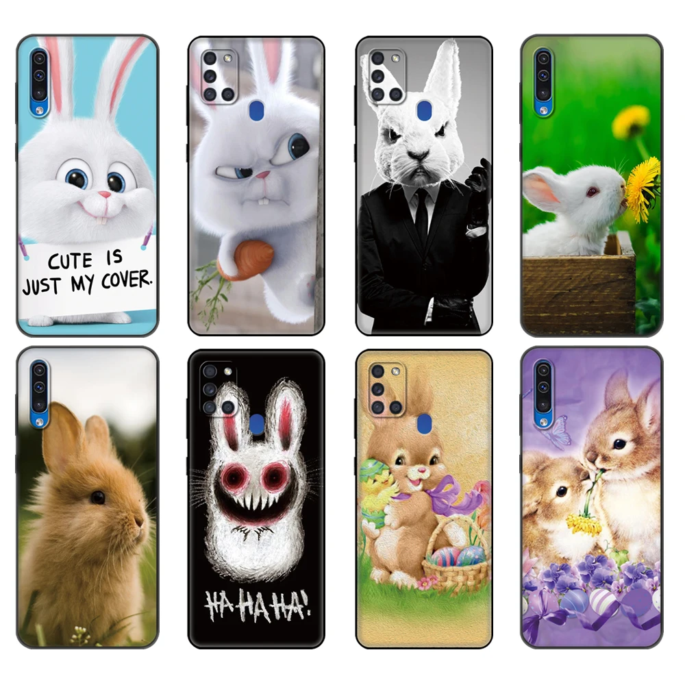 Черный чехол из ТПУ для Samsung Galaxy A50 50S A30S A10 A01 A11 A21S A31 A41 A51 A71 M21 M30S S10 LITE с милым