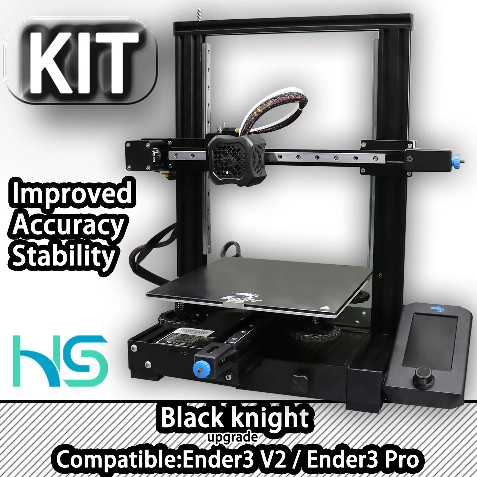Black Knight Ender3/V2/Pro/Ender3 S1/S1 PRO 3d Printer Upgrade Kit
