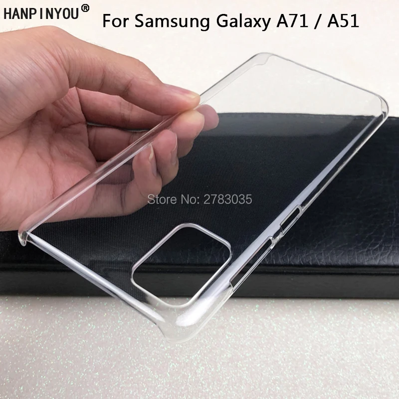 Глянцевый чехол для телефона Samsung Galaxy A71 A51 A 71 A715F A515F невидимый жесткий из